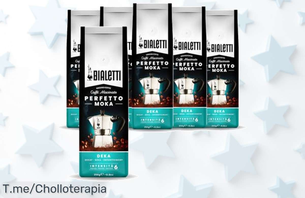 Descubre el Bialetti Perfetto Moka Deka café molido sin cafeína con aroma irresistible precio loco y descuento brutal aprovecha este ofertón único antes que desaparezca