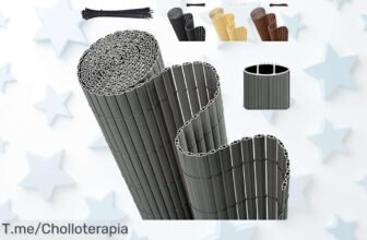 Descubre el Cañizo PVC Sekey súper resistente con doble refuerzo precio loco y descuento brutal que protege tu privacidad sin perder luz aprovecha este ofertón único hoy mismo