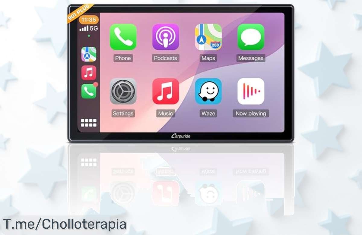 Descubre el Carpuride 9” con CarPlay inalámbrico y GPS fácil de usar disfruta del control por voz a un precio loco que no volverás a ver Aprovecha este ofertón ya