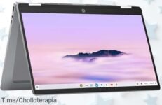 Descubre el HP Chromebook Plus x360 14b con Intel Core i3 rápido y pantalla Full HD que flipas disfruta un súper chollo con descuento brutal y precio de ganga ¡corre ya!