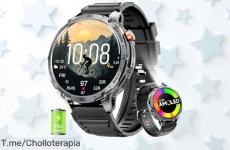 Descubre el Mingwear reloj inteligente con pantalla HD gigante y batería que dura 10 días un ofertón de precio loco nunca visto aprovecha este super chollo ya