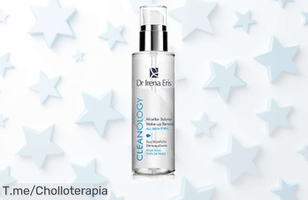 Descubre el agua micelar cleanology dr irena eris que limpia y desmaquilla sin esfuerzo en un precio loco nunca visto corre por este ofertón limitado ya