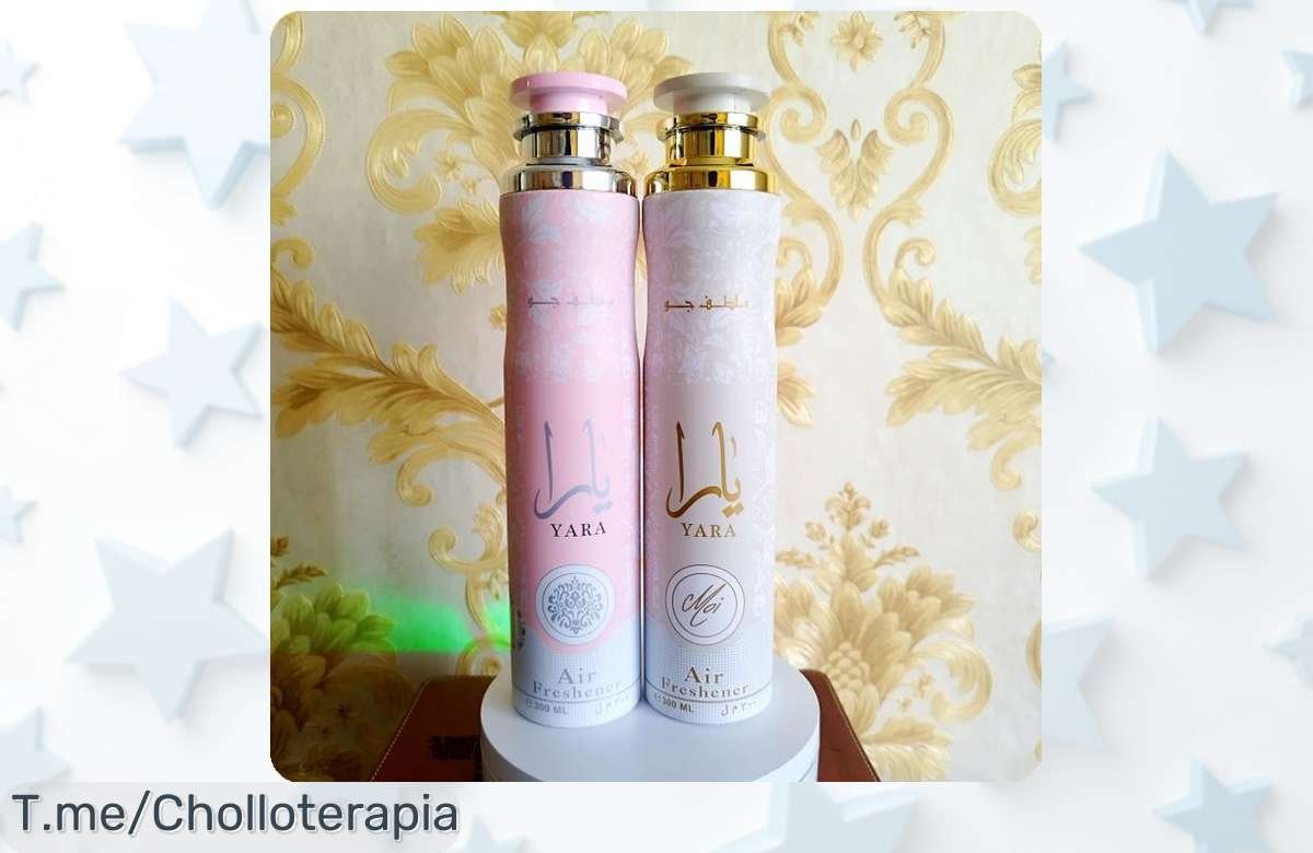 Descubre el ambientador Yara Lattafa con aroma dulce y vainilla súper concentrado para casa o coche disfruta de un descuento brutal por tiempo limitado ¡compra ya!