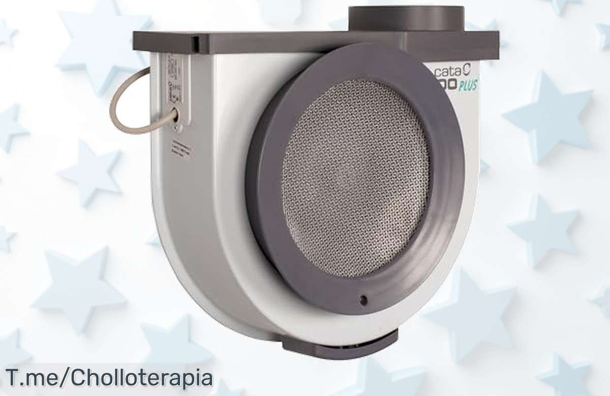 Descubre el cata humos súper potente que elimina todo el humo en segundos con filtro lavable y montaje fácil aprovecha este ofertón único con descuento brutal precio de ganga ¡Corre porque es por tiempo limitado!