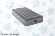 Descubre el colchón hinchable Intex con bomba USB que se infla en segundos aguanta mucho peso y tiene un diseño moderno ¡nunca visto precio loco aprovecha ya este super chollo!