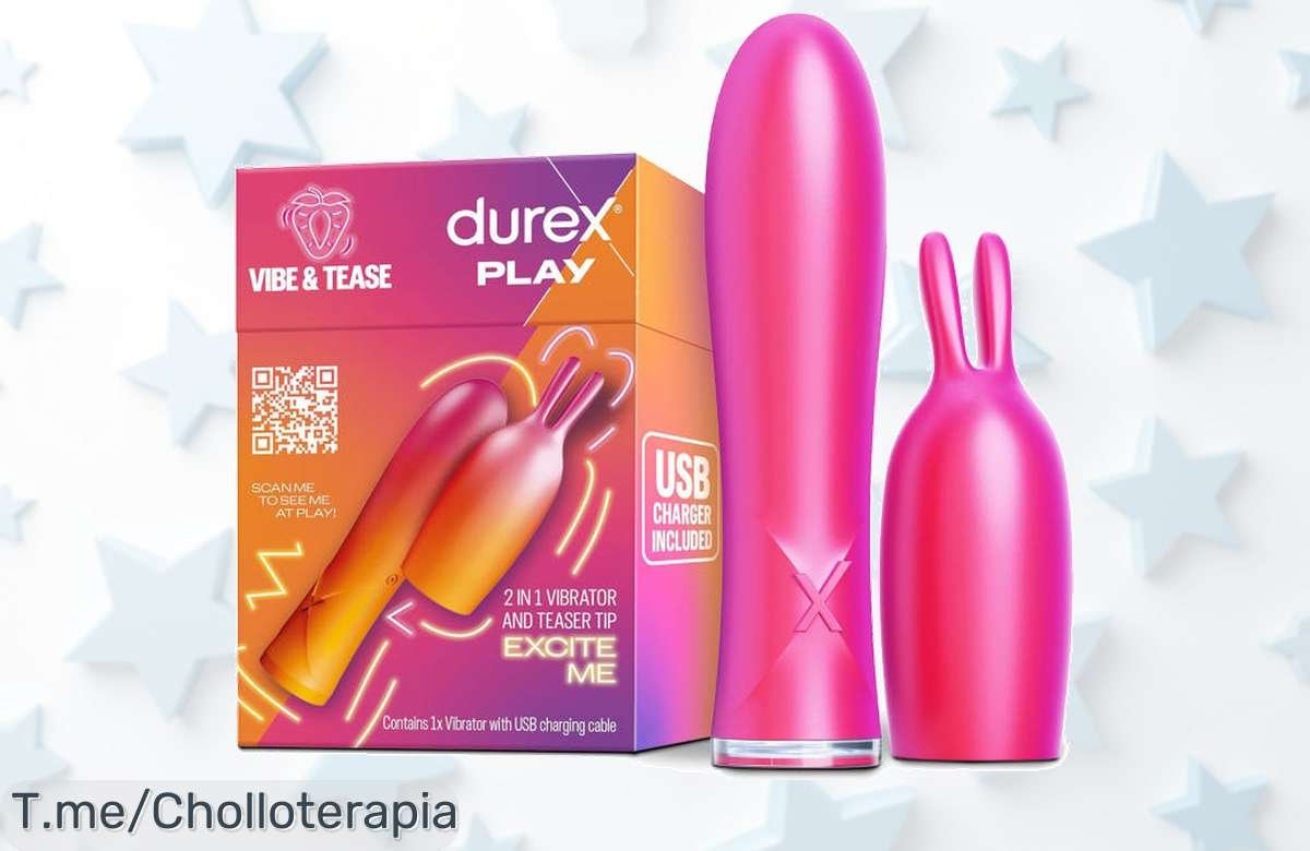 Descubre el conejito vibrador 2 en 1 de durex punta estimuladora y 7 modos irresistibles disfruta de un precio loco y descuento brutal que nunca verás igual ¡aprovecha ya!