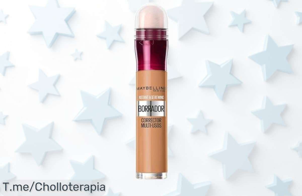 Descubre el corrector Maybelline que borra ojeras y manchas con cobertura modulable disfruta hidratación todo el día a un precio loca este ofertón vuela rápido compra ya