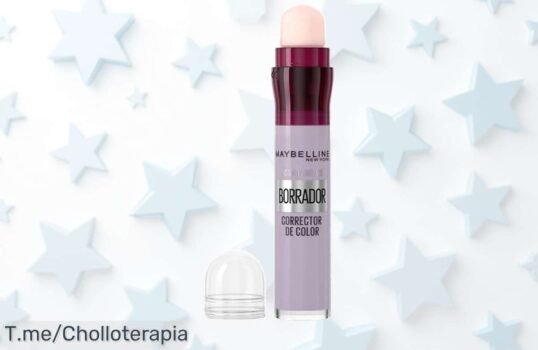 Descubre el corrector morado Maybelline con cobertura perfecta que borra ojeras y dura 12 horas a un precio de ganga nunca visto aprovecha este ofertón ya