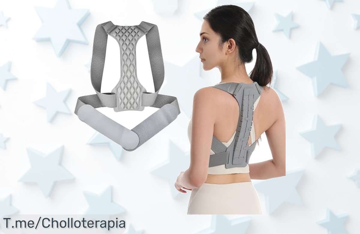 Descubre el corrector postura espalda que mejora tu vida al instante precio loco con velcro cómodo y sin dolor aprovecha este ofertón de descuento brutal limitado ¡actúa ya!