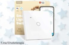 Descubre el interruptor inteligente con panel táctil que controla tus luces por voz y app precio loco y descuento brutal solo hoy no dejes escapar este ofertón exclusivo compra ya