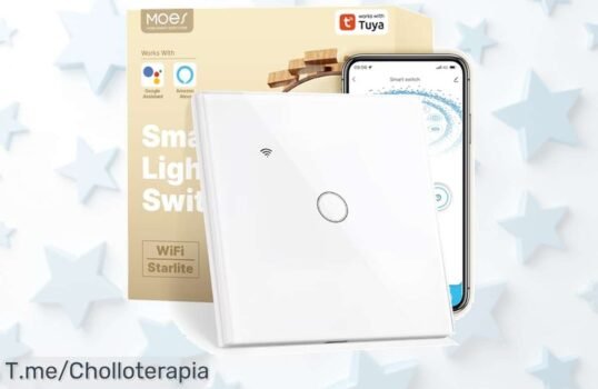 Descubre el interruptor inteligente con panel táctil que controla tus luces por voz y app precio loco y descuento brutal solo hoy no dejes escapar este ofertón exclusivo compra ya