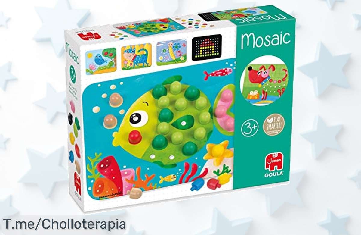 Descubre el juego Goula multicolor para niños con creatividad al máximo y coordinación total en un ofertón de precio loco que vuela corre ahora antes que se acabe esta ganga única