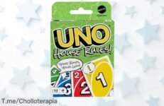 Descubre el juego UNO con reglas personalizadas precio loco para divertir en familia como nunca antes aprovecha este ofertón con descuento brutal ¡compra ya!
