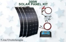 Descubre el kit solar flexible que revoluciona tu energía con eficiencia brutal y un descuento nunca visto corre ya por este super chollo de precio loco y oferta limitada