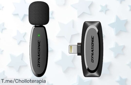 Descubre el micrófono inalámbrico Dynasonic Dmpro 01 con sonido súper claro y hasta 6 horas de uso precio loco que no puedes dejar pasar compra ya este ofertón limitado antes que se acabe