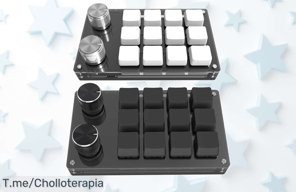 Descubre el mini teclado macro con perillas programables que convierte tu juego en una experiencia única precio de ganga y descuento brutal solo hoy aprovecha este ofertón limitado