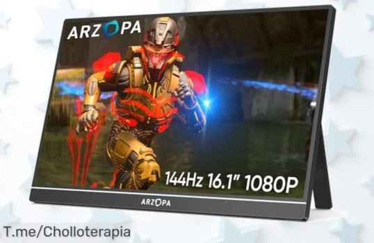 Descubre el monitor portátil arzopa 173 full hd con 144 hz y altavoces duales un ofertón con precio loco que revoluciona tu juego y trabajo corre ya antes de perder este descuento brutal