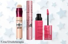 Descubre el pack Maybelline sorpresa con pintalabios Vinyl, máscara Lash High y borrador Light a un descuento brutal que no podrás dejar pasar ¡ofertón limitado solo hoy!