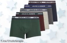 Descubre el pack de trunks jack & jones súper resistentes que se adaptan a ti sin perder forma con un precio loco y descuento brutal nunca visto aprovecha este ofertón ya