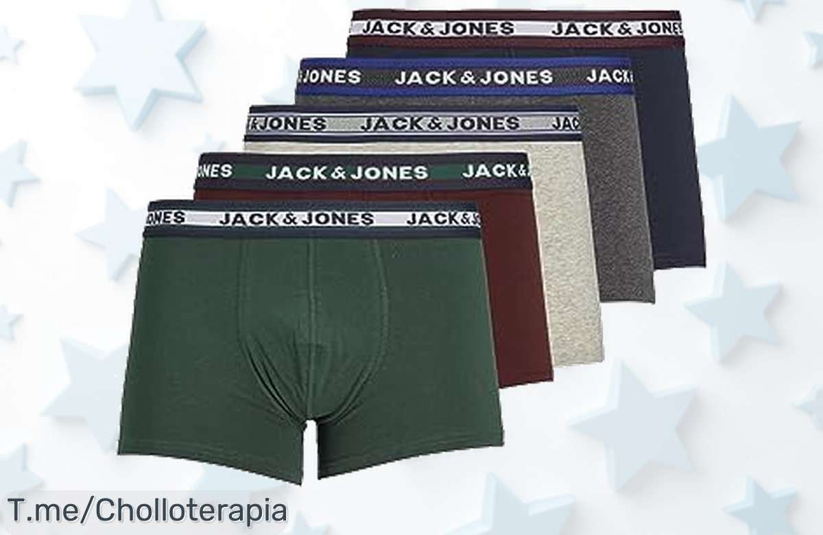 Descubre el pack de trunks jack & jones súper resistentes que se adaptan a ti sin perder forma con un precio loco y descuento brutal nunca visto aprovecha este ofertón ya