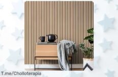 Descubre el panel acústico de madera roble natural que reduce ruido al instante y transforma tu espacio rápido con un descuentazo nunca visto ¡apúrate precio loco!