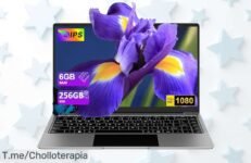 Descubre el portátil Bvate Win11 14 doble SSD super rápido con batería que vuela por un precio loco aprovecha este ofertón único y corre a llevarte este descuento brutal nunca visto