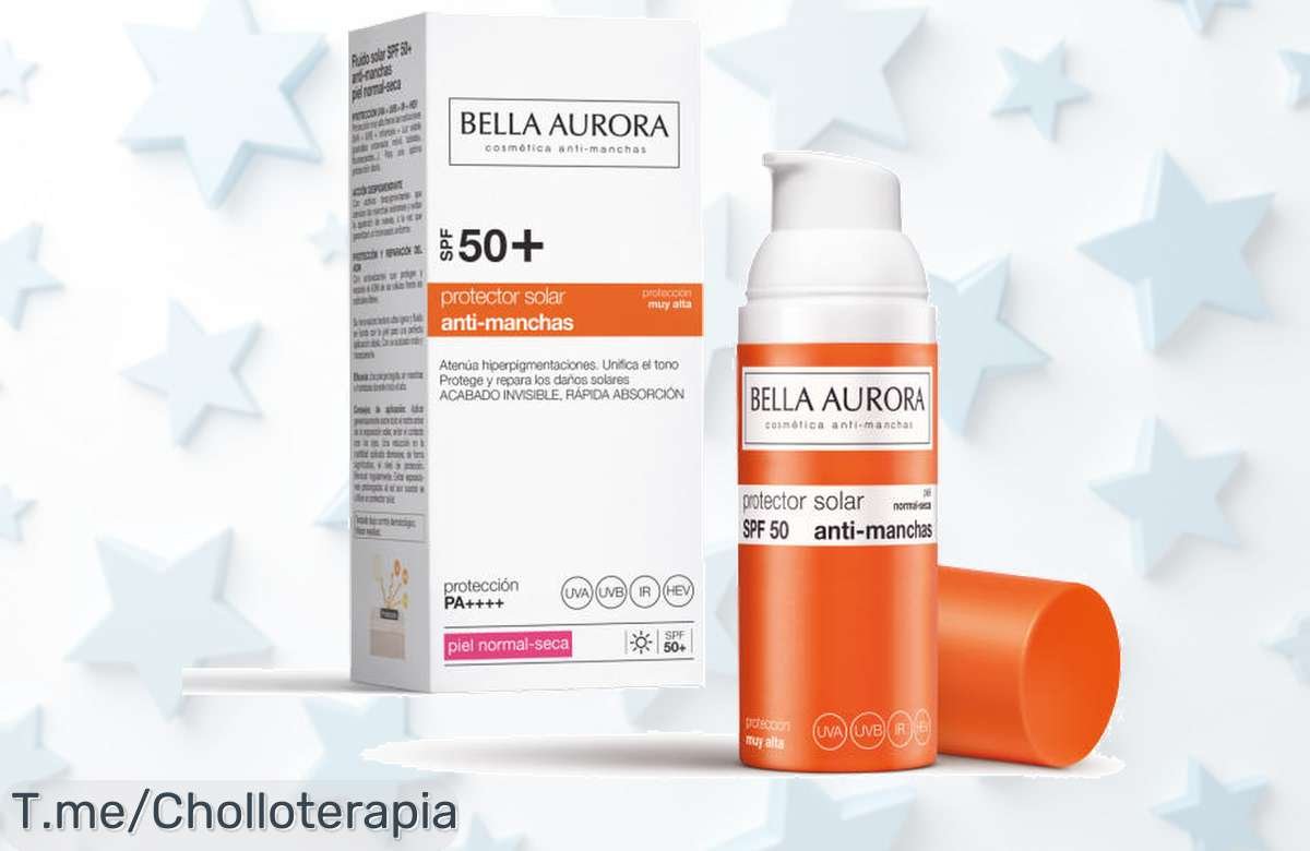 Descubre el protector solar Bella Aurora spf 50+ crema antimanchas con efecto calmante precio loco y descuento brutal aprovecha este ofertón nunca visto antes solo por tiempo limitadoCompra ya