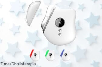 Descubre el rascador facial eléctrico con calor y luz led, alivia el estrés y cuida tu piel con este ofertón de precio loco ¡no esperes más que vuela!