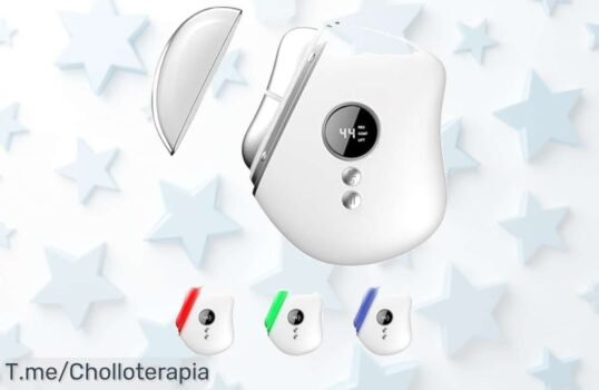 Descubre el rascador facial eléctrico con calor y luz led, alivia el estrés y cuida tu piel con este ofertón de precio loco ¡no esperes más que vuela!