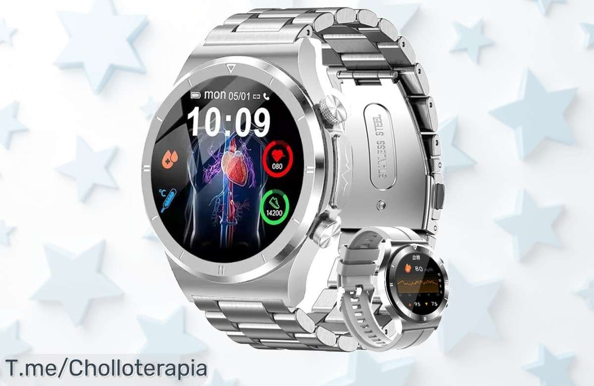 Descubre el reloj inteligente deportivo con control sin dolor del azúcar y presión un ofertón nunca visto que mejora tu salud ¡aprovecha este descuento brutal precio loco limitado!