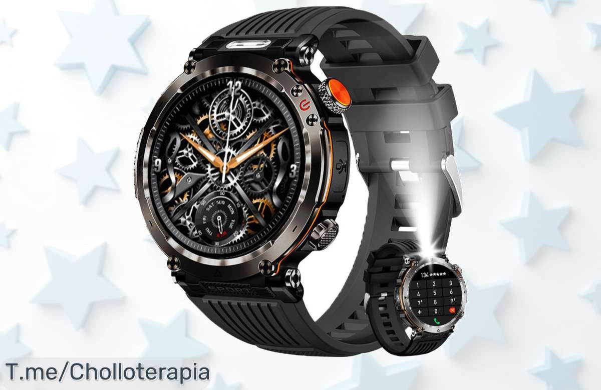 Descubre el reloj militar impermeable con Bluetooth y llamada, resistirá todo y conecta tu vida a precio loco nunca visto ¡ofertón limitado compra ya antes que se acabe!