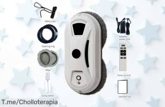 Descubre el robot limpiacristales ultrafino con protección contra apagones que deja tus ventanas como nuevas aprovecha este super chollo al precio de ganga antes que desaparezca