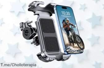 Descubre el soporte móvil para bici y moto con bloqueo seguro y rotación 360 que sujeta tu móvil sin miedo un super chollo de precio loco que vuela rápido aprovecha ya este ofertón nunca visto