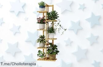 Descubre el soporte para plantas de bambú con 6 niveles que realza tus flores y crea un ambiente único disfruta este ofertón con descuento brutal por tiempo limitado ¡aprovecha ya!