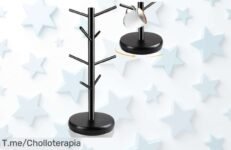 Descubre el soporte para tazas 360º con 8 ganchos súper fuerte y base antideslizante precio loco nunca visto que transforma tu cocina ¡aprovecha este ofertón único ya!