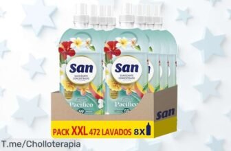 Descubre el suavizante concentrado con fragancia Pacífico que dura 20 días elimina estática y cuida telas delicadas a un precio loco nunca visto corre antes que acabe este ofertón