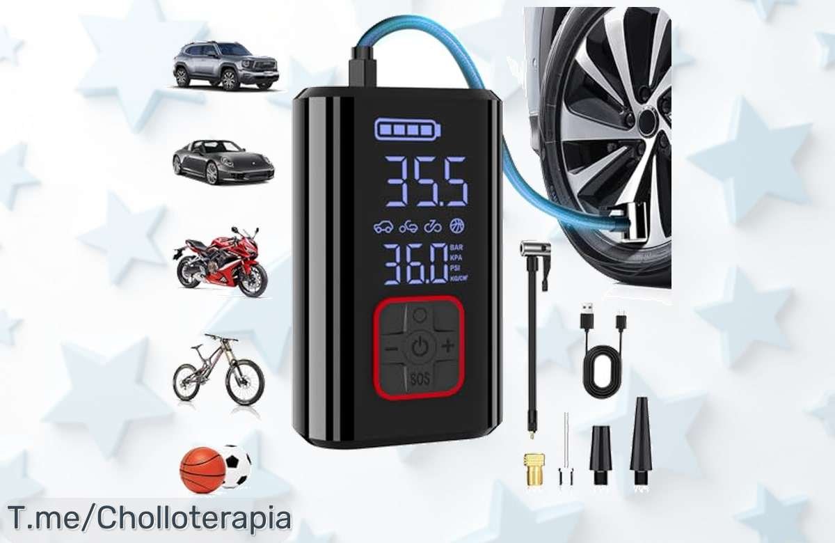 Descubre el super chollo de 4 modos con accesorios para todas tus ruedas y pelotas disfruta un descuento brutal nunca visto precio loco limita tu compra ya