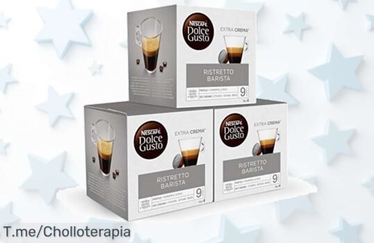 Descubre el super chollo de Nescafé Dolce Gusto Ristretto 48 cápsulas con sabor intenso y crema espectacular disfruta este ofertón único con descuento brutal ¡no lo dejes escapar!