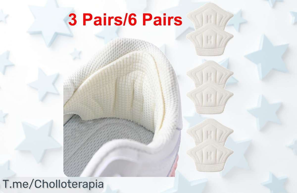 Descubre el súper chollo de plantillas parche antidesgaste para talón con descuento brutal nunca visto cuida tus zapatos ahora mismo ¡ofertón precio loco por tiempo limitado!