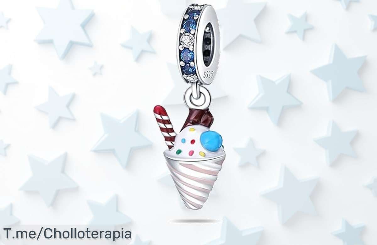 Descubre el tinslo charm de plata 925 con circonitas brillantes y lleva amor contigo disfruta este ofertón con descuento brutal precio loco solo hoy aprovecha ya