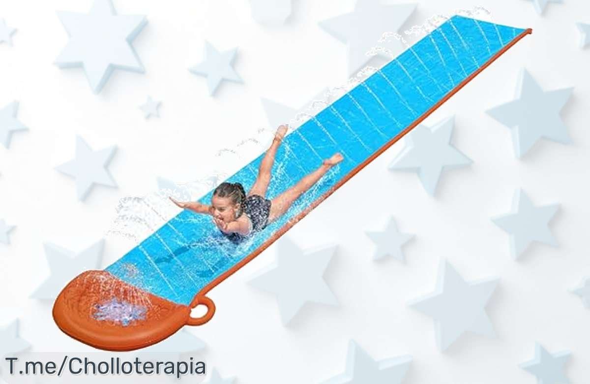Descubre el tobogán Bestway H20GO con chorros irresistibles para un splash gigante precio loco súper chollo por tiempo limitado ¡no dejes escapar este ofertón nunca visto!