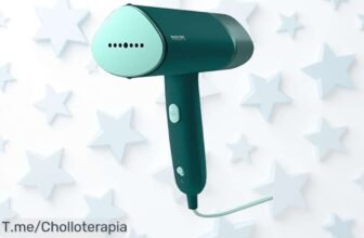 Descubre el vaporizador Philips Serie 3000 potente y compacto con vapor rápido para eliminar arrugas al instante en todo tipo de telas aprovecha este super chollo por tiempo limitado actúa ya