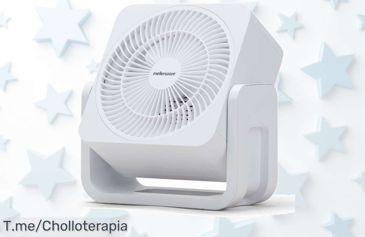 Descubre el ventilador Mellerware con 30W y 3 velocidades, el ofertón oscilante que refresca al máximo precio loco de ganga ¡corre antes que se acabe!