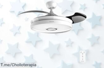 Descubre el ventilador techo Cecotec con luz led y bluetooth ahora a un precio loco disfruta fresquito música y más aprovecha este descuentazo nunca visto ¡corre que es ofertón!
