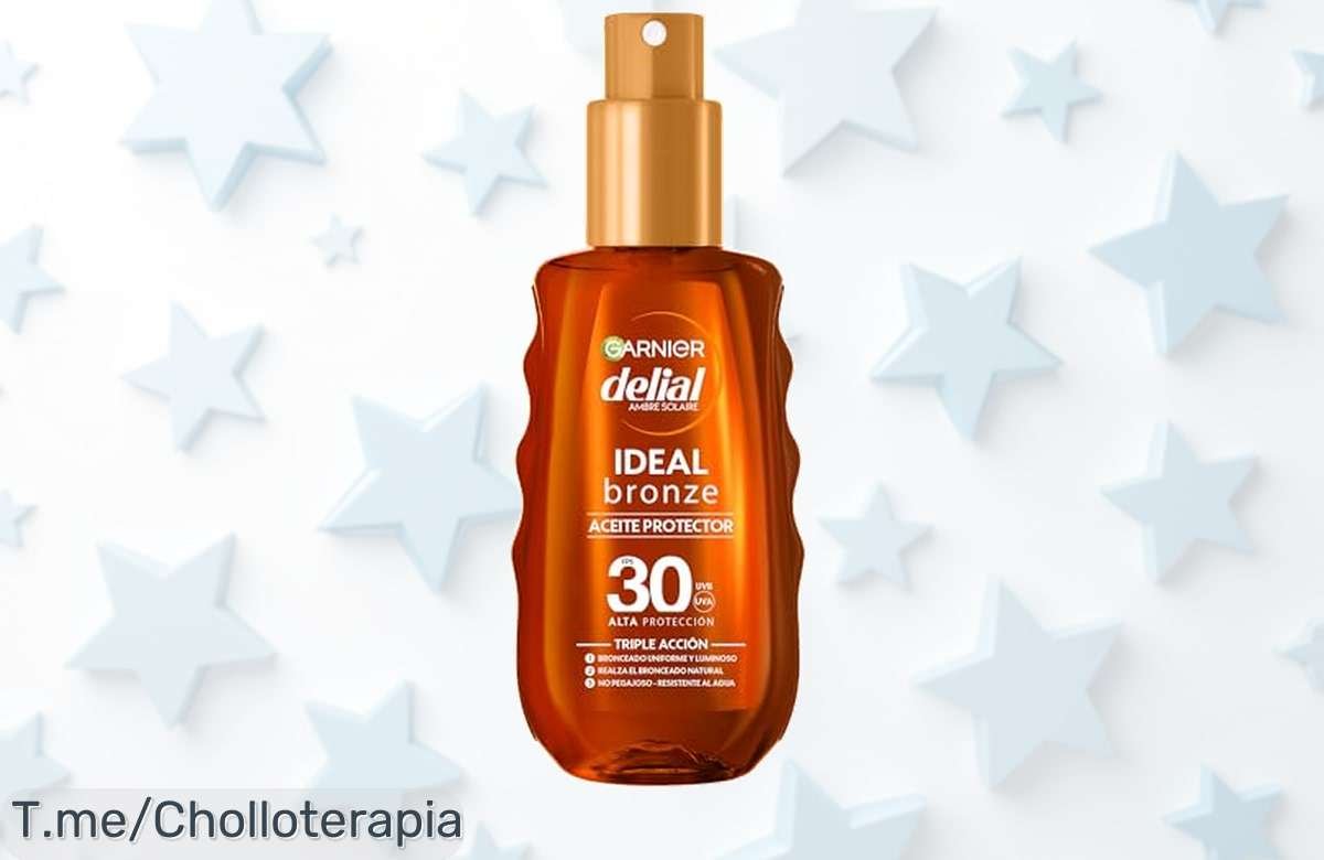 Descubre garnier delial aceite protector bronceador fps30 con 150ml un súper chollo para un bronceado rápido y piel satinada a precio de ganga aprovecha este descuento brutal ya