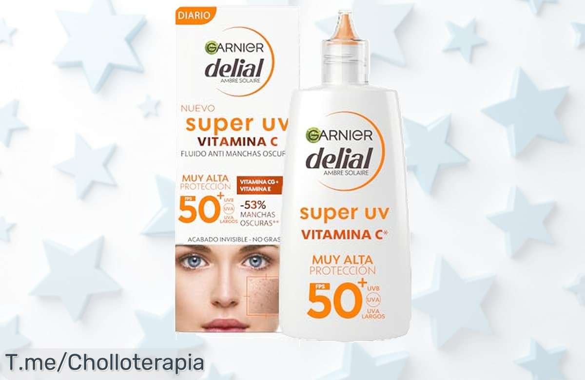 Descubre garnier delial crema solar con vitamina C precio loco bloqueo UV que ilumina tu piel y evita manchas nuevo ofertón limitado compra ya antes que desaparezca este super chollo
