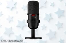 Descubre hyperx solocast con botón táctil y patrón cardioide que capta cada detalle; aprovecha este ofertón nunca visto con descuento brutal precio de ganga ¡compra ya!