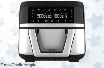 Descubre la Cecotec air fryer dual 9L con potencia brutal y dos cubetas para cocinar sano y rápido precio de ganga que vuela aprovecha este super chollo ya