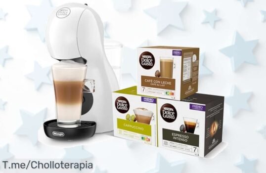 Descubre la De'Longhi Dolce Gusto Piccolo XS con presión brutal de 15 bares disfruta un café perfecto en segundos a precio loco Nunca visto consigue este super chollo ya antes se acabe