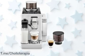 Descubre la De’Longhi Rivelia con espumador automático y pantalla táctil precio loco super chollo único personaliza 16 cafés no esperes más ofertón limitado